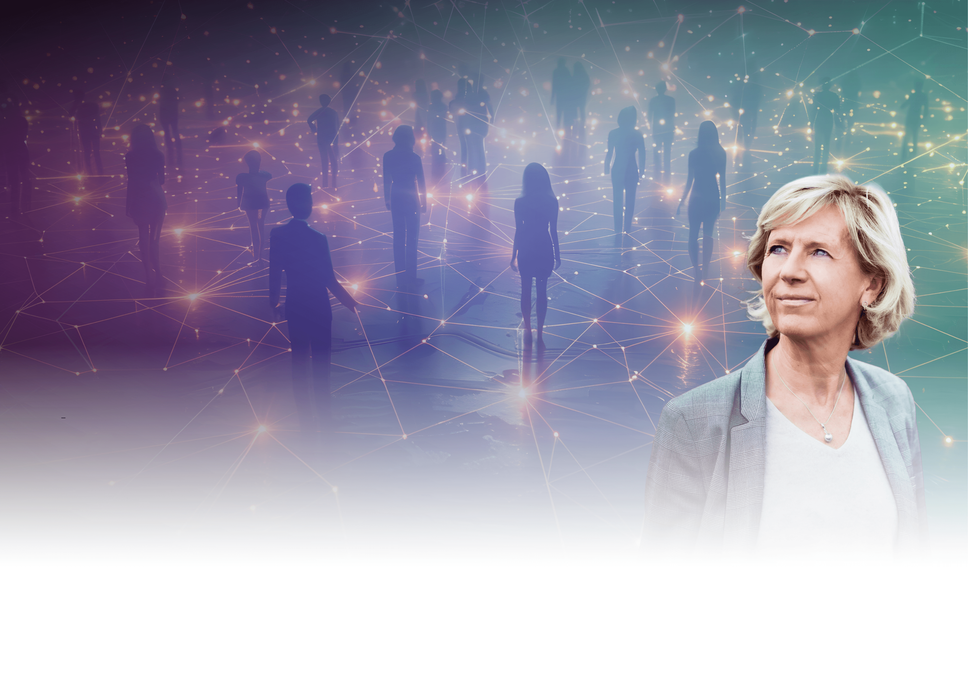 Conscious Leadership - mystical silhouettes with golden light